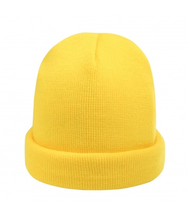 Mooie gele wintermuts (beanie)