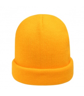 Mooie okergele wintermuts (beanie)