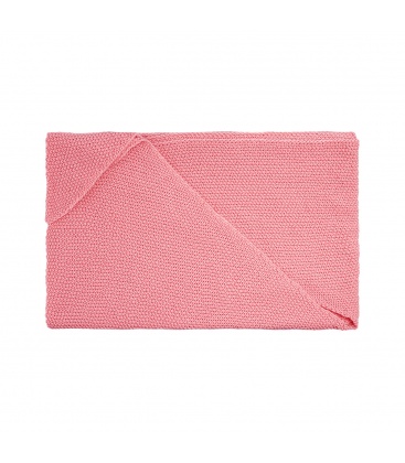 Roze gehaakte sjaal