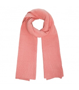 Gebreide roze sjaal