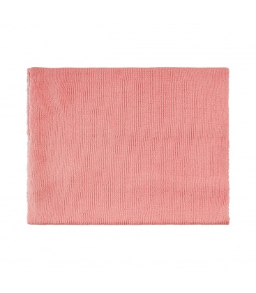 Gebreide roze sjaal