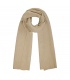 Gebreide beige sjaal