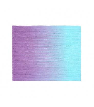 Paars en blauw gekleurde sjaal
