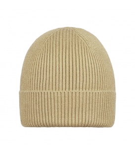 Zand kleurige winter beanie