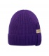 Paarse warme beanie