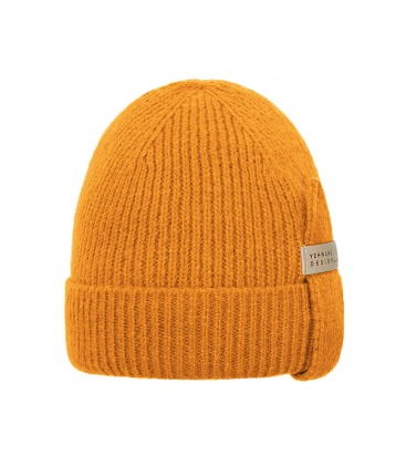 Oranje warme beanie