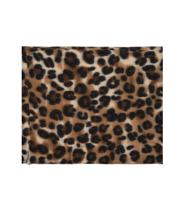  Bruine Winter Sjaal met Dierenprint - Trendy en Warm