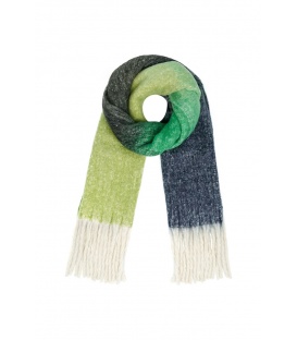  Stijlvolle Blauw-Groene Warme Sjaal voor een Trendy Look