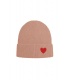 Roze Muts met Rood Hart - Trendy Winteraccessoire