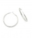 Oorringen zilverkleurige met trendy design